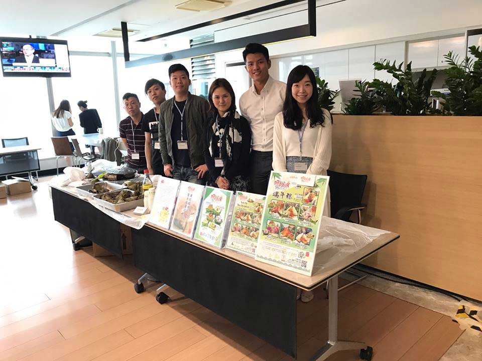 明朗廚房係德意志銀行連續5天擺放試食攤位 - 圖片